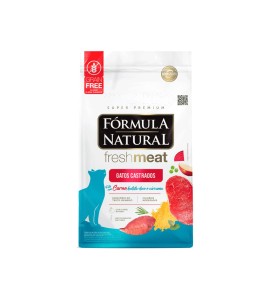 Ração Fórmula Natural Fresh Meat Gatos Castrados Carne